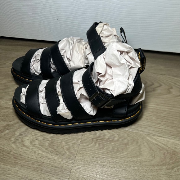 Dr.‎ Martens VEGAN BLAIRE WOMEN'S FELIX GLADIATOR SANDALS women's 7 goth grunge - Picture 3 of 6